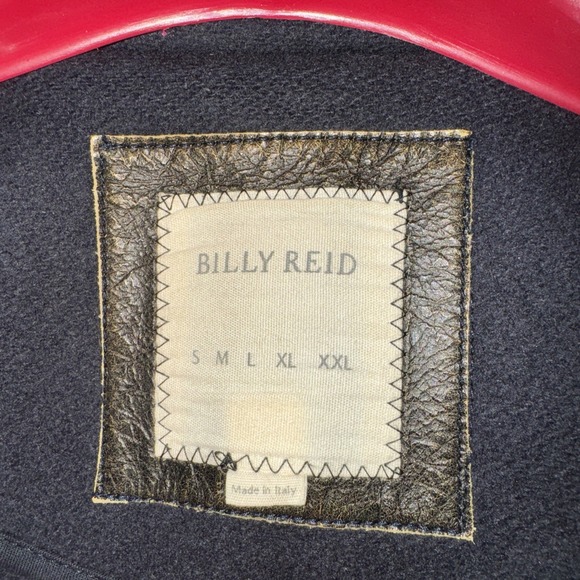 Bond PeaCoat Billy Reid Gray Size:M Made In Italy Wool Men's Jacket - Picture 9 of 13